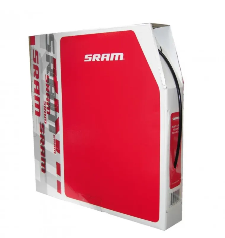 Neue Ware SRAM Bremszughülle 5 mm schwarz, 30 m Werkstattrolle - präzise Bremsperformance