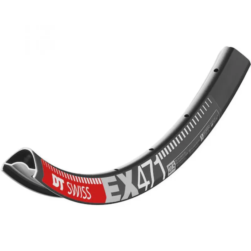 DT Swiss Felge EX 471 27,5" 28 Loch Schwarz - robuste Enduro-Felge für anspruchsvolle Trails Zertifiziert