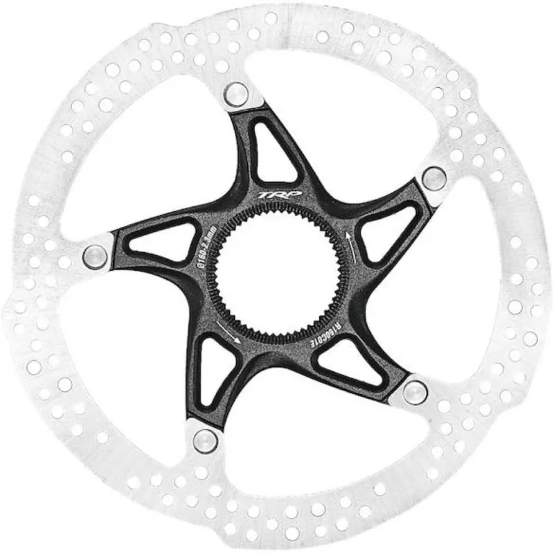 Neu TRP Bremsscheibe R1C Centerlock 160 mm - 47 % Torsionssteifigkeit, zweiteilig