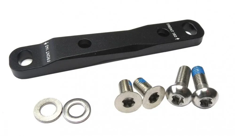 Geprüft SRAM Scheibenbremsadapter Flat Mount 0F/20F (vorne 160mm, 140mm Rotor) - 160mm, 140mm, Rot