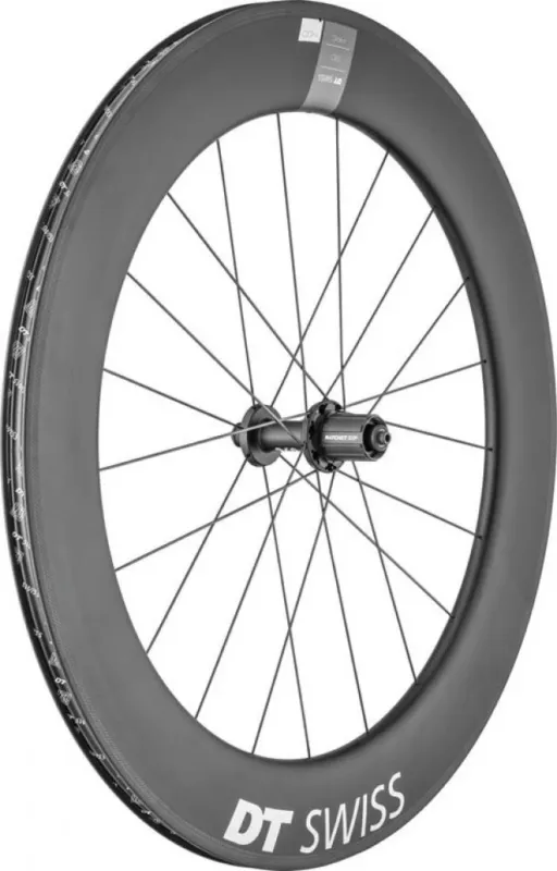 Super-Preis DT Swiss Laufrad ARC 1400 Dicut 80 622 x 17 mm schwarz - Aero-Performance für Zeitfahren & Triathlon