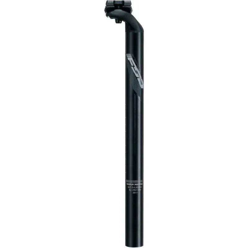 Meistverkauft FSA Energy SB20 SBS Sattelstütze Ø 27,2 × 350 mm Schwarz - Leicht und stabil