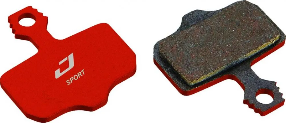 Top-Seller Jagwire Bremsbeläge Disc Sport Semi-Metallic für SRAM Guide & Code - Rot