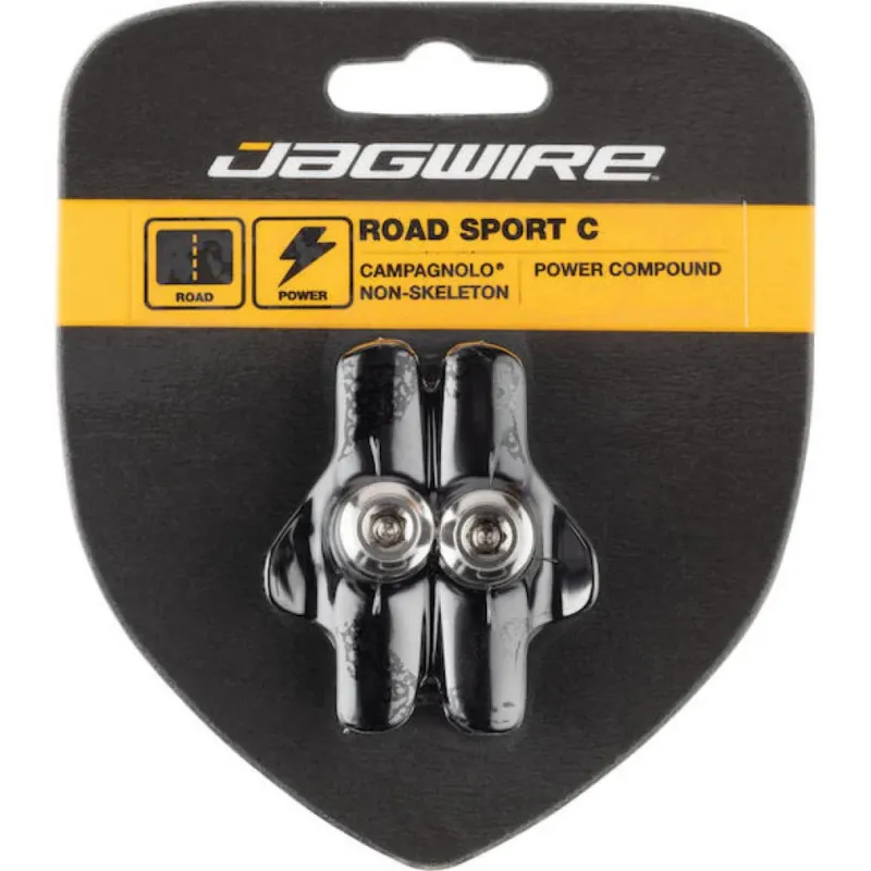 Heißes Angebot Jagwire Road Sport Bremsschuhe Cartridge Schwarz - kompatibel mit CAMPAGNOLO, Shimano & SRAM
