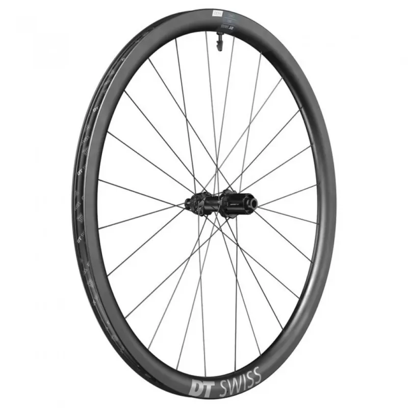 DT Swiss Laufrad CRC 1400 Spline Disc 622 x 22 mm Schwarz - leichtes Carbon-Performance-Laufrad Top-Seller