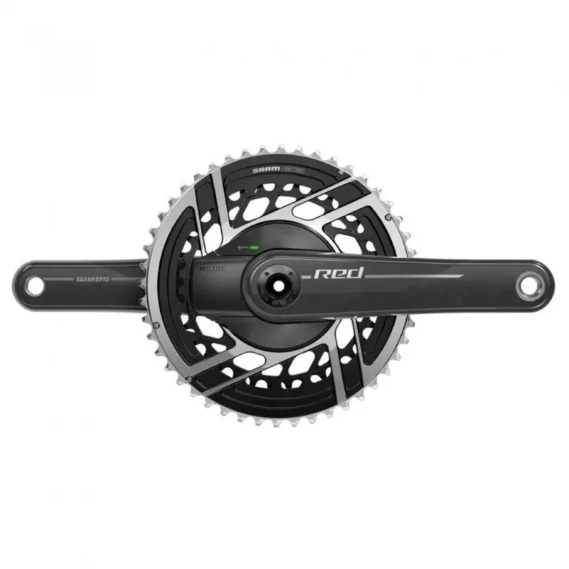 Begrenztes Angebot SRAM Kurbelgarnitur Quarq RED E1 172,5 mm 48-35T - präziser Powermeter für maximale Performance