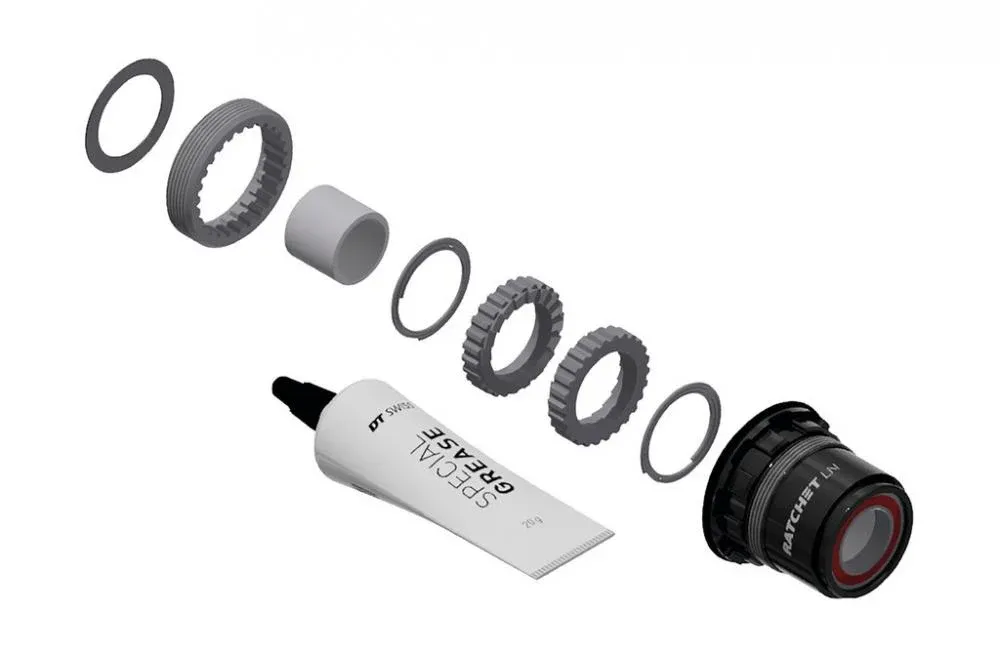 Kostenloser Versand DT Swiss Service-/Upgrade-Kit Ratchet LN 18 Zähne - Umrüstung auf zuverlässiges Ratchet-System