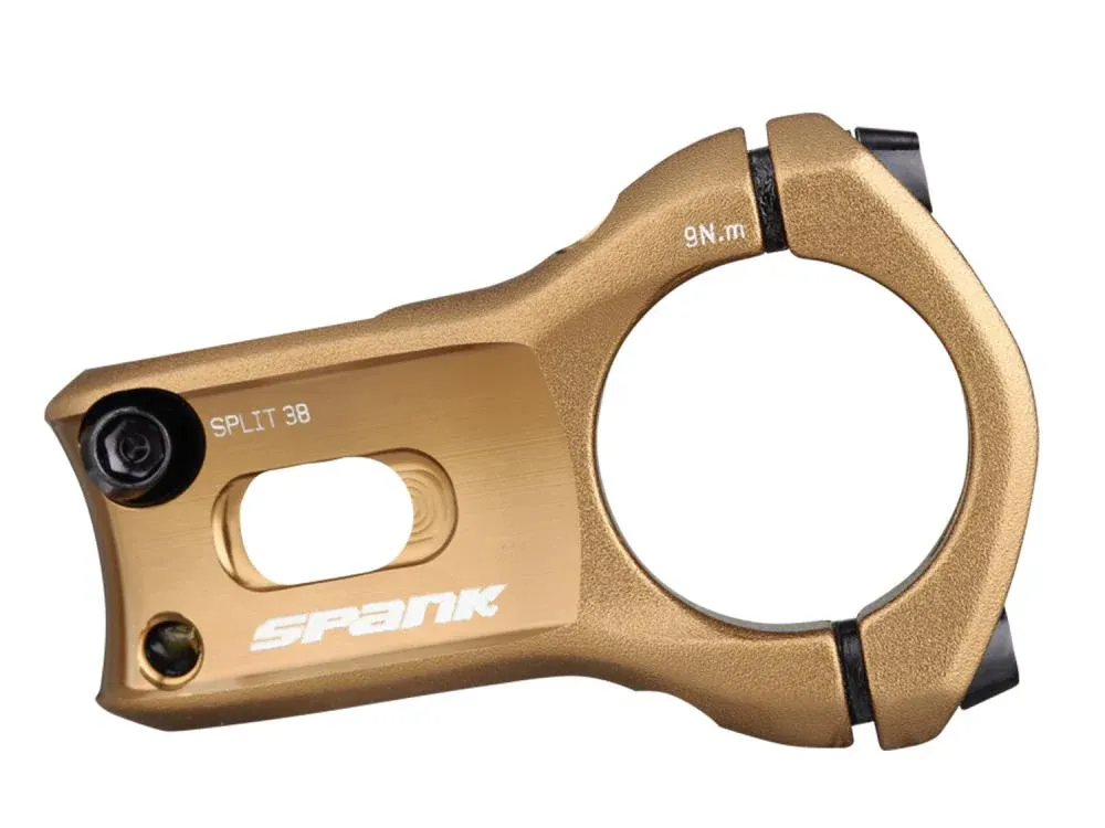Direktkauf Spank Split Stem 31.8 mm Vorbau 38 mm Bronze - Gewichtsoptimierter Enduro-Vorbau 138 g