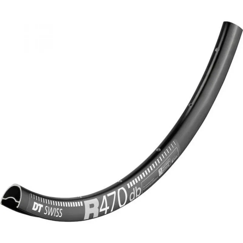DT Swiss Felge R 470 Disc 28"/700C 28 Loch Schwarz - vielseitige, leichte Rennradelge Kostenloser Rückversand