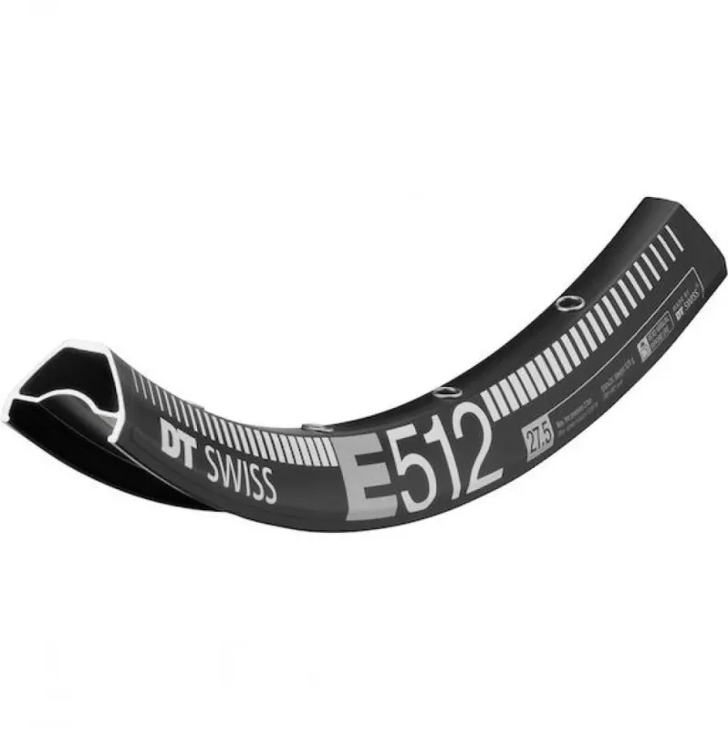 Versand Am Gleichen Tag DT Swiss Felge E 512 27,5" 32 Loch Schwarz - robuste Enduro-Felge für anspruchsvolle Trails