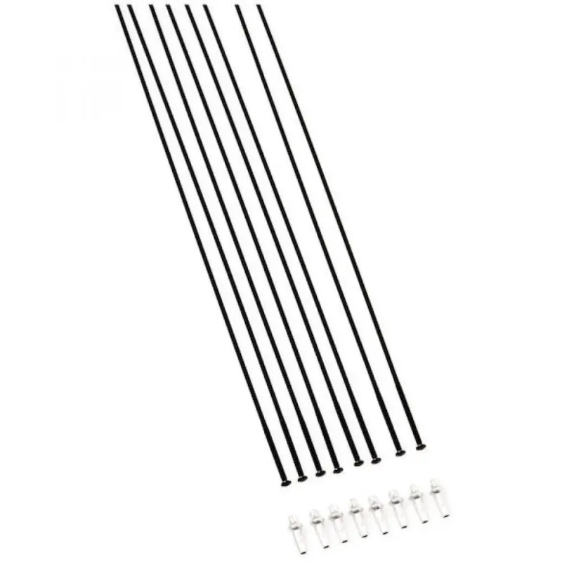 Wochenendangebot DT Swiss Speichenkit für GRC 1400 SPLINE 650B / 700C Schwarz - präziser Laufradservice