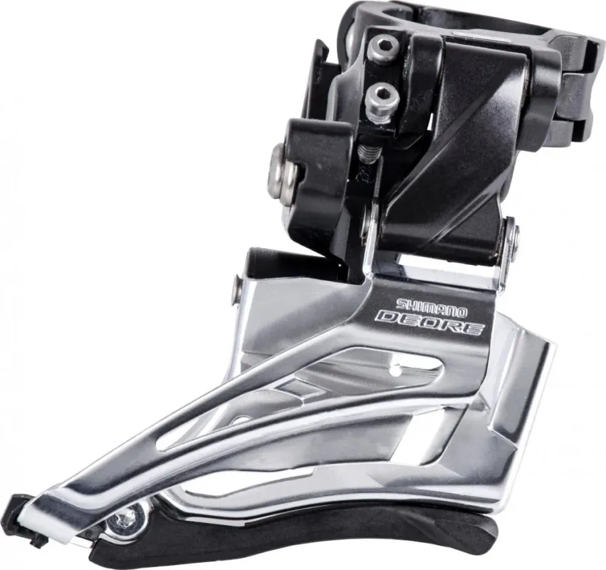 Neu Im Sortiment SHIMANO DEORE FD-M6025 Umwerfer 2-fach Dual-Pull Schelle hoch - präzise MTB-Frontschaltung