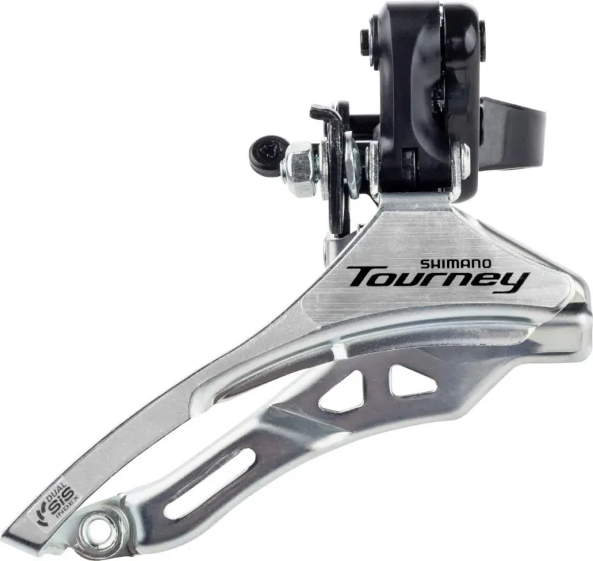 SHIMANO Umwerfer TOURNEY FD-TY300 3-fach MTB/Trekking Schelle hoch Top-Pull - zuverlässige Schaltperformance Finale Aktion