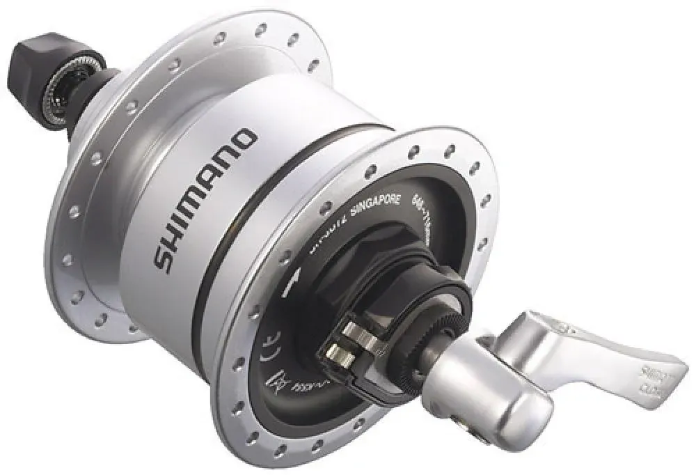Top-Seller SHIMANO Nabendynamo NEXUS DH-C3000-1N 6V/1,5W Silber - effizienter Generator für Felgenbremse