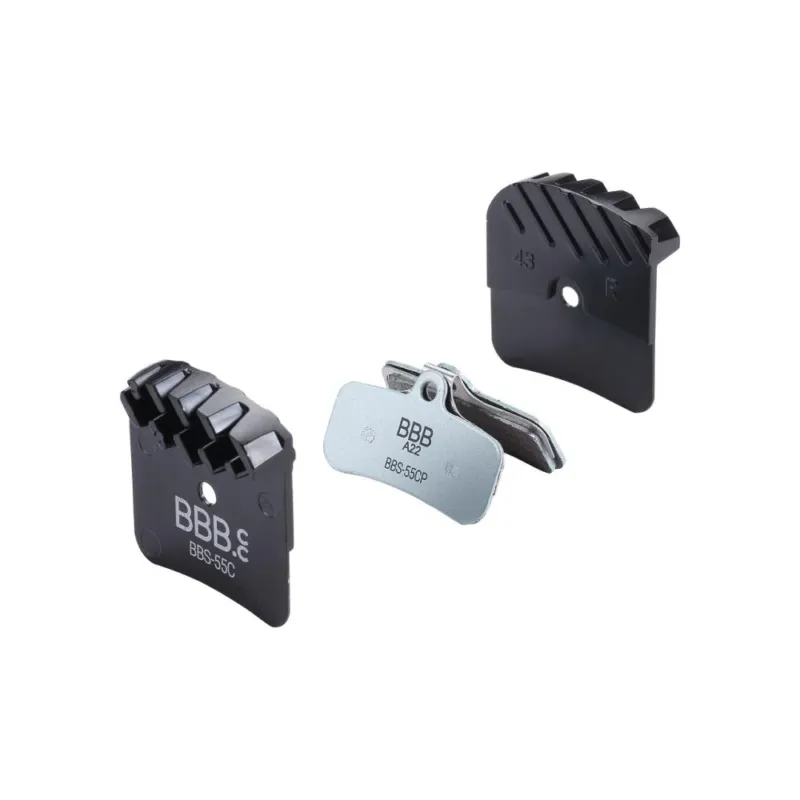 BBB Cycling Bremsbeläge DiscStop Coolfin, organic Größe Standard schwarz - starke Kühlung und Kontrolle Heißes Angebot