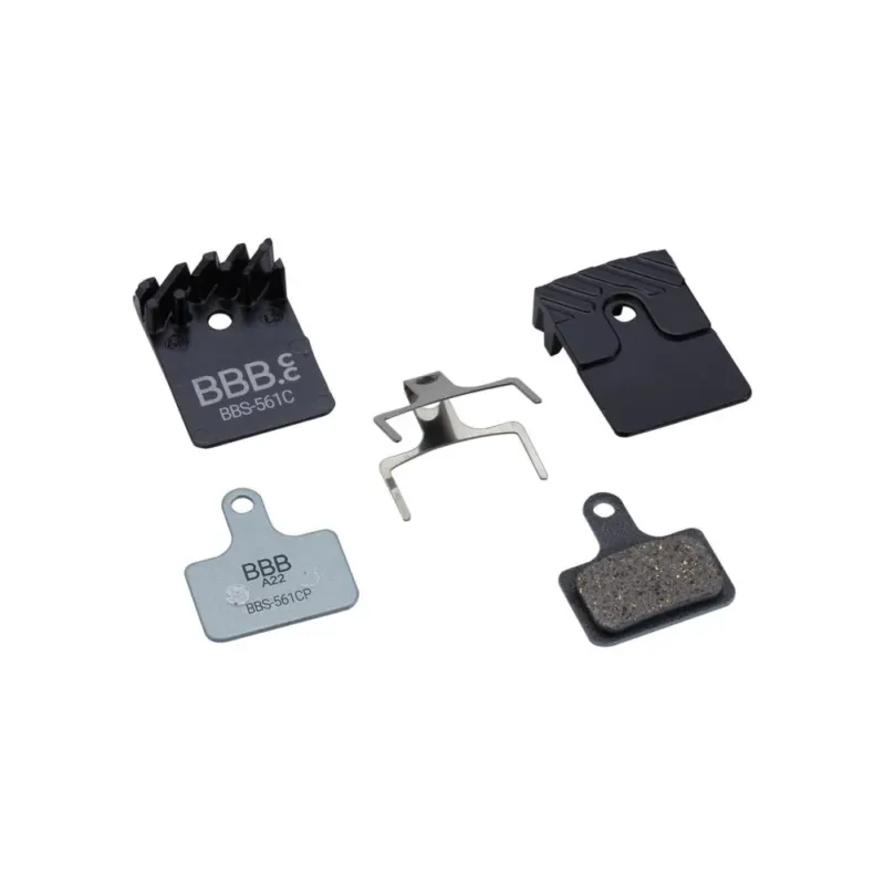 BBB Cycling DiscStop Coolfin Bremsbeläge Größe Standard schwarz/steelblau - starke Kühlung und Kontrolle Kostenfreie Lieferung