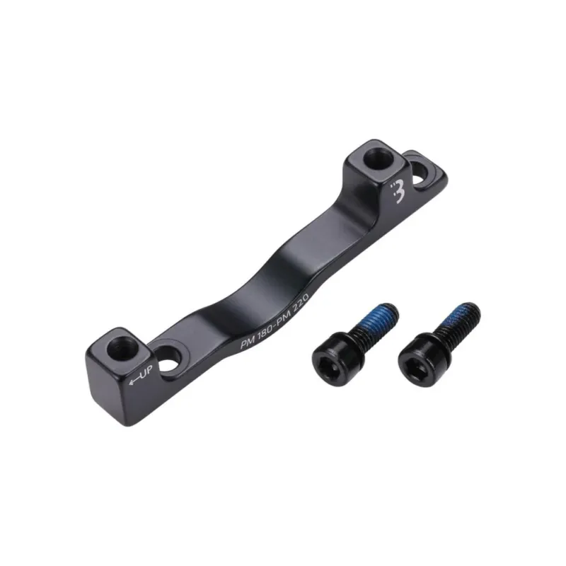 BBB Cycling postmount adapter PowerMount PM 203mm / 220mm schwarz - präzise Scheibenbrems-Performance Sonderaktion