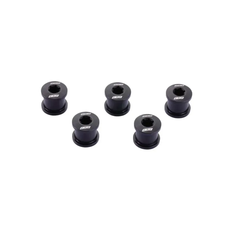 Gratis Versand BBB Cycling BBB Kettenblattschrauben HexStars alloy bolts 7 mm schwarz - sichere Montage