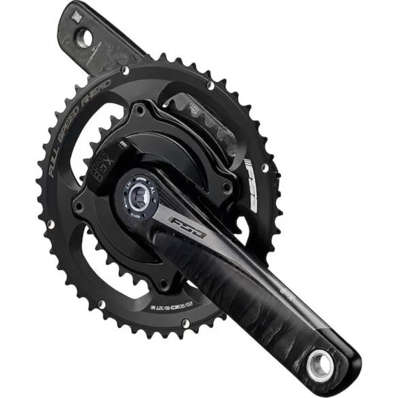 FSA Leistungsmesskurbel Powerbox Road Carbon Supercompact 175 mm Schwarz - präzise Wattmessung Bestpreis