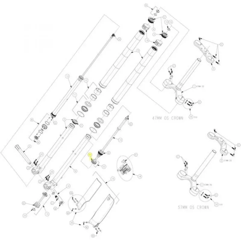 Manitou Dichtungset für Luftkolben Air Spring Dorado Pro/Expert - neueste Version Preis Gesenkt