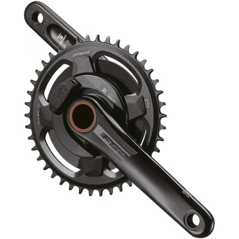 Expressversand FSA Leistungsmesskurbel Powerbox Road Alloy 1x 175 mm Schwarz - präzise Wattmessung für Rennrad