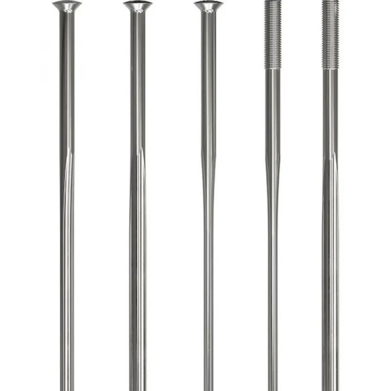 DT Swiss Speiche Revolite Straightpull 2.0/2.3/1.3 300 mm Silber - langlebige Leichtbau-Speiche Kostenfreie Lieferung