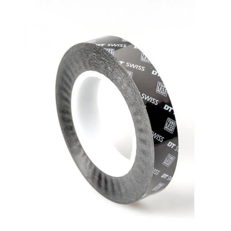 Heißes Angebot DT Swiss Tubeless Felgenband TLR 21 mm x 66 m Schwarz - zuverlässige Tubeless-Abdichtung