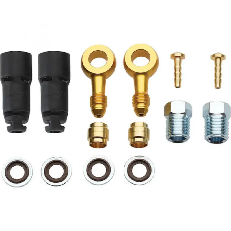 Sale Jagwire Pro Quick-Fit Adapter-Set für Formula - Hydraulik Anschlussset Schwarz/Silber