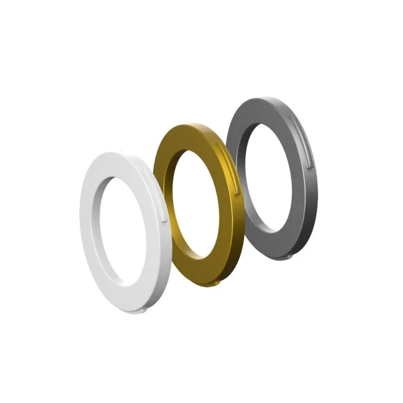 MAGURA Blenden-Ring Kit für 2-Kolben-Bremszange, weiß/gold/silber - edles Tuning & Schutz Geprüft