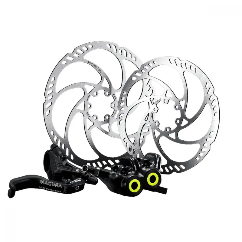 MAGURA MT5 PRO Set inkl. Storm HC 203/180 - kraftvolle 4-Kolben-Scheibenbremse für Trail & Bikepark Gratis Versand