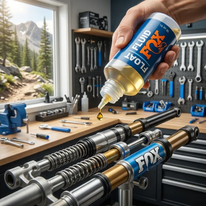 FOX Oil: AM, FOX FLOAT Fluid 16 oz - Hochleistungs-Dämpferöl für FOX-Fahrwerke Kostenloser Versand