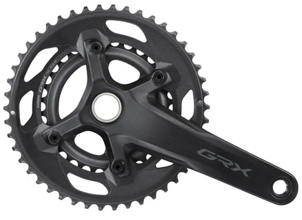 Markenware SHIMANO Kurbelgarnitur GRX FC-RX600-10 - 600-10, 10-fach, 165 mm, 46-30 Zähne, 30 Zähne, Schwarz