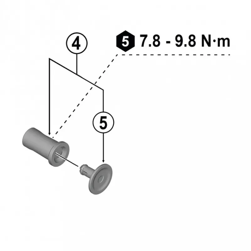 SHIMANO Plattenachse+Abdeckung für RD-M9250 Ersatzteil - passend für Shimano RD-M9250 Schaltwerk Super-Preis