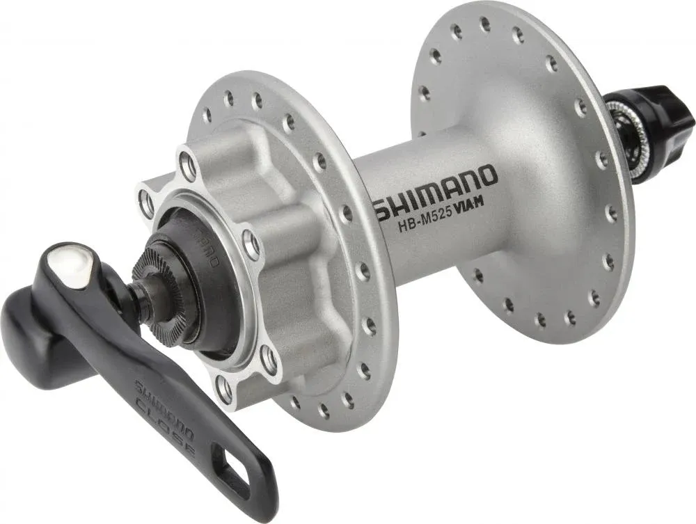 SHIMANO Vorderradnabe HB-M525 6-Loch Schnellspanner - 434 g, Deore Disc 32 Loch Sichere Zahlung
