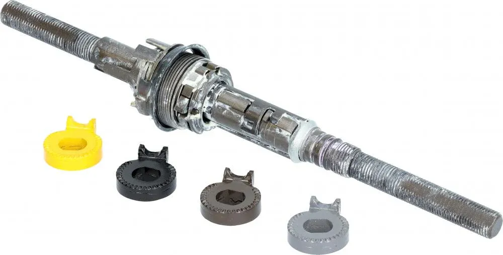 Highlight SHIMANO Achseinheit 201 mm SG-7R45 inkl. Unterlegscheiben - 201 mm