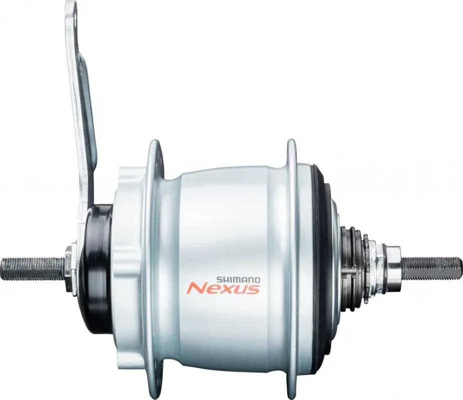 Sonderaktion Getriebenabe Shimano Nexus 8-Gang Getriebenabe SG-C6001-8CD 32 silber - Rücktritt und Scheibenbremsaufnahme