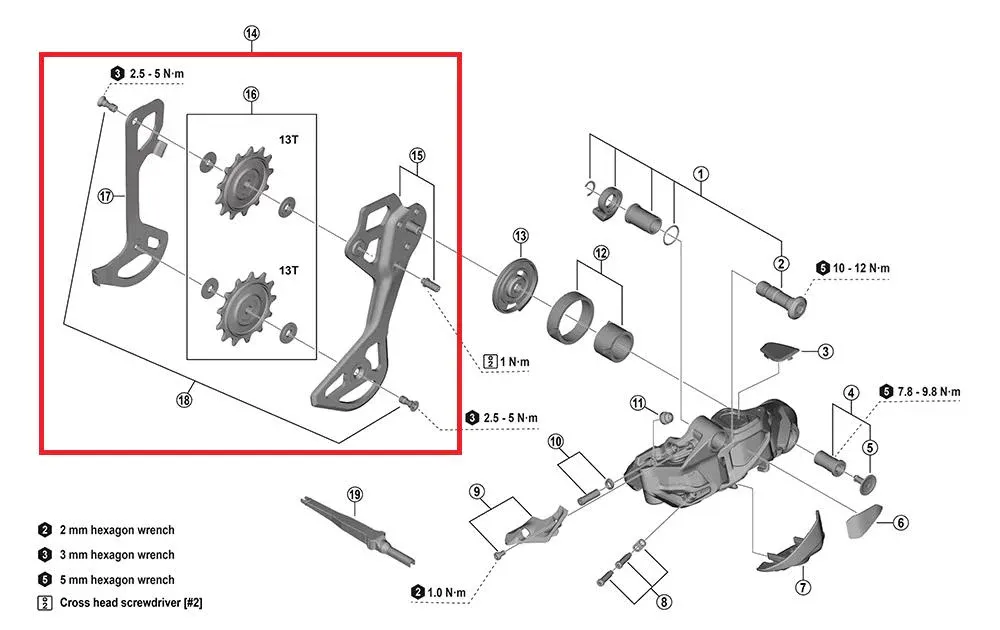 Jetzt Bestellen SHIMANO Kettenleitblech-Set für RD-M9250, GS general - 9250,