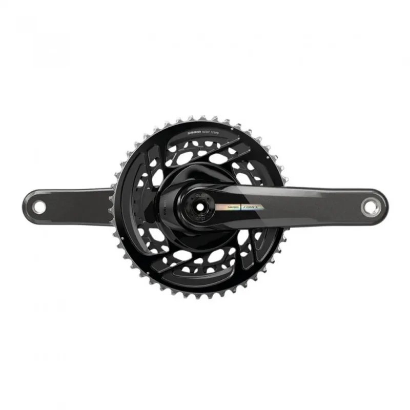 SRAM Force AXS Kurbelgarnitur 2x12 175 mm 48-35T - leichte Carbon-Performance für Rennrad Kostenloser Rückversand