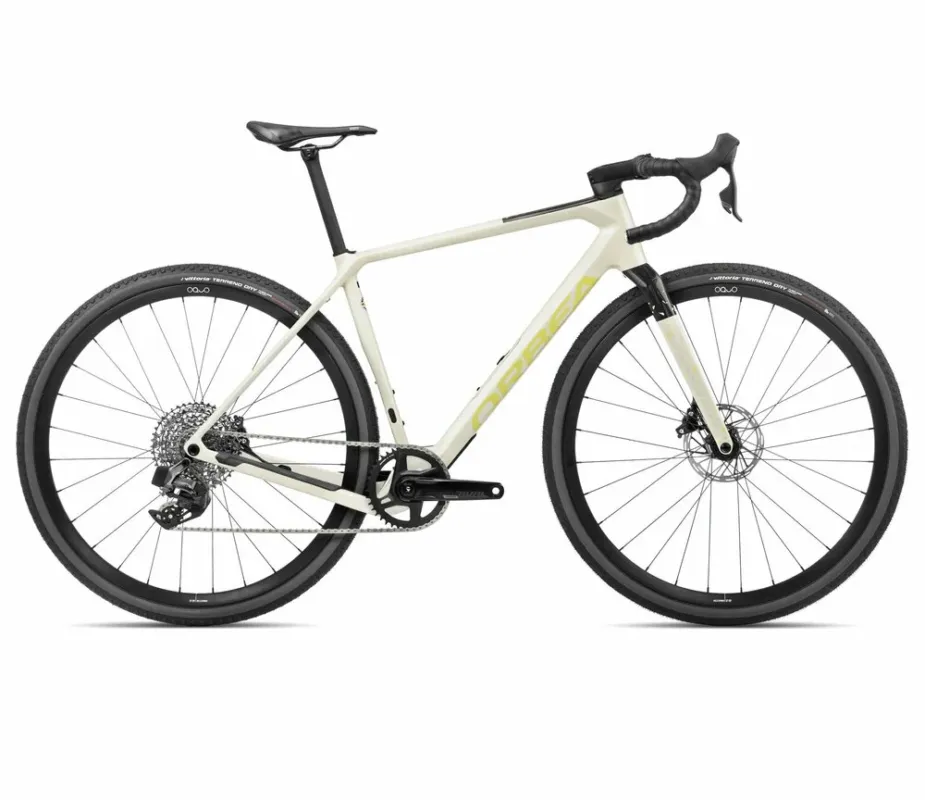 Rabatt Orbea TERRA M31eTEAM 1X Ivory White/Spicy Lime - XS