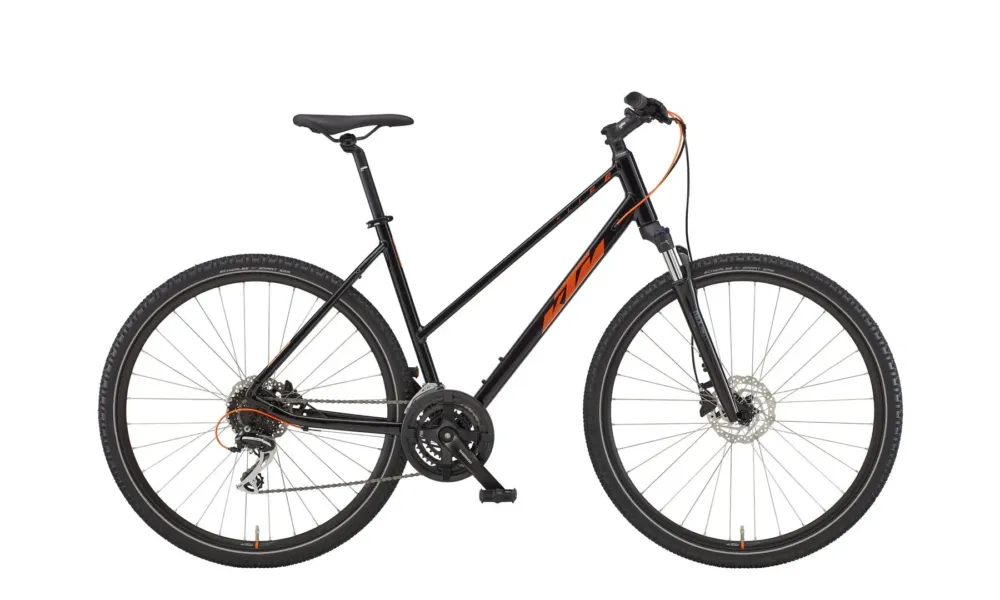 KTM X-LIFE TRACK Trapez Black (Orange&Silver) - 51 cm Preisreduziert