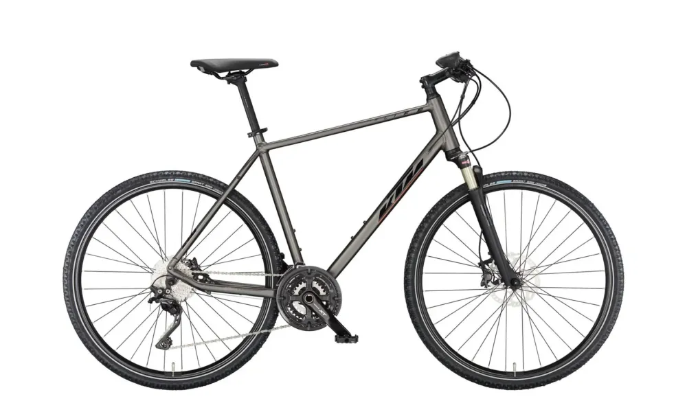 KTM X-LIFE RACE Diamant Machine Grey Matt (Black&Orange Glossy) - 60 cm Zertifiziert