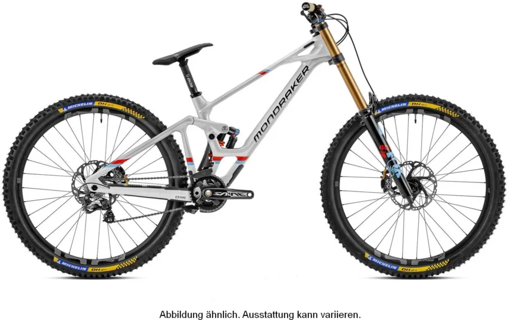 Markenprodukt Mondraker Summum Carbon RR MX Gloss Silver / Dirty White - XL