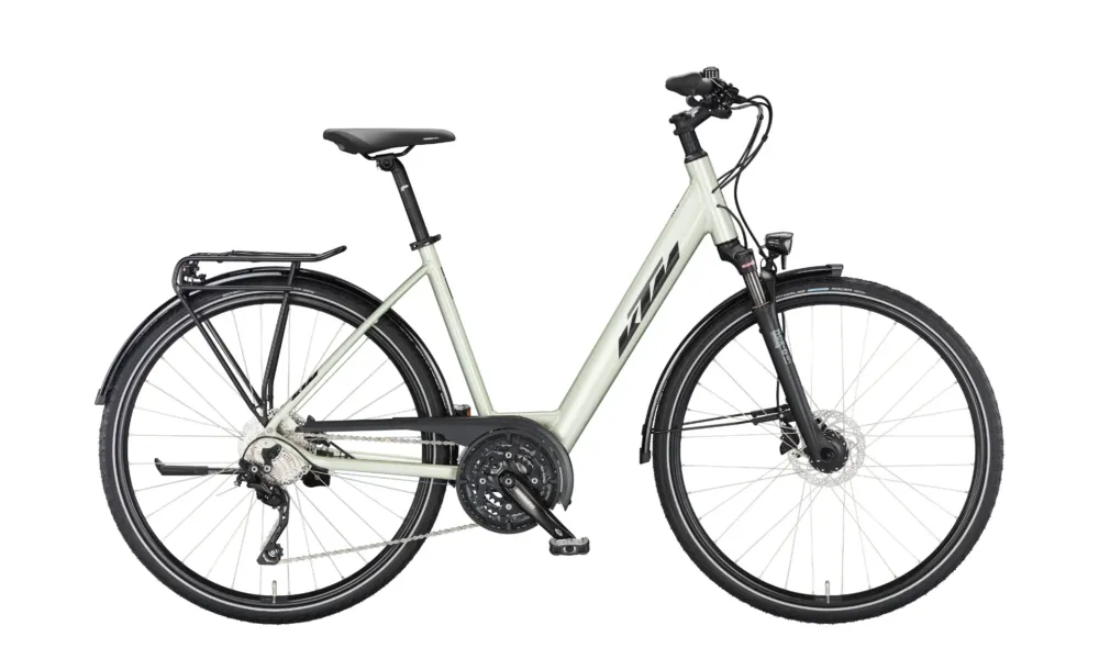 KTM LIFE CONQUEST Tiefeinsteiger Dew Silver (Black&Orange) - 46 cm Top-Angebot