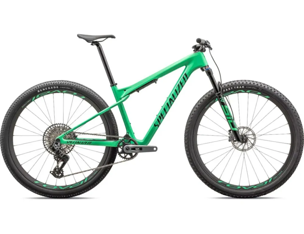 Angebot Specialized Epic World Cup Expert Electric Green/Forest Green Pearl - M