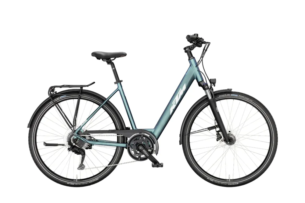 KTM LIFE SPACE Tiefeinsteiger Gp-Flip Matt (Silver&Blue) - 46 cm Kostenloser Versand