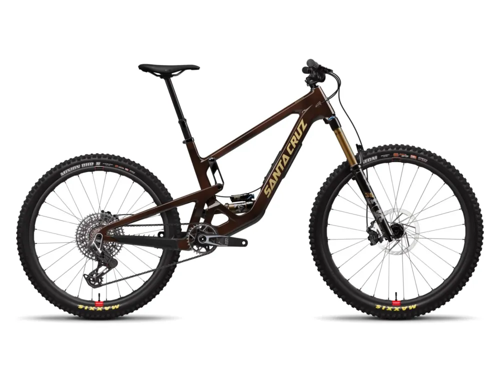 Kostenloser Versand Santa Cruz Bronson 5 CC X0 AXS MX RSV Trans Root Beer 2025 - M