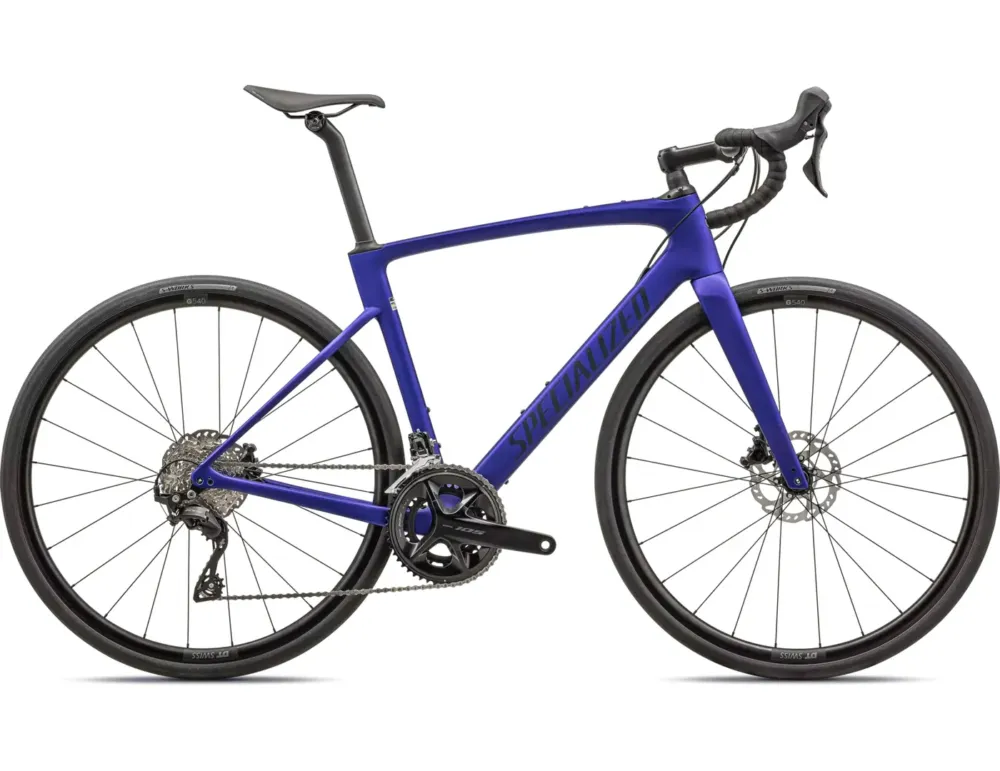 Begrenztes Angebot Specialized Roubaix SL8 Sport 105 Satin Metallic Sapphire/Blue Onyx - 44 cm