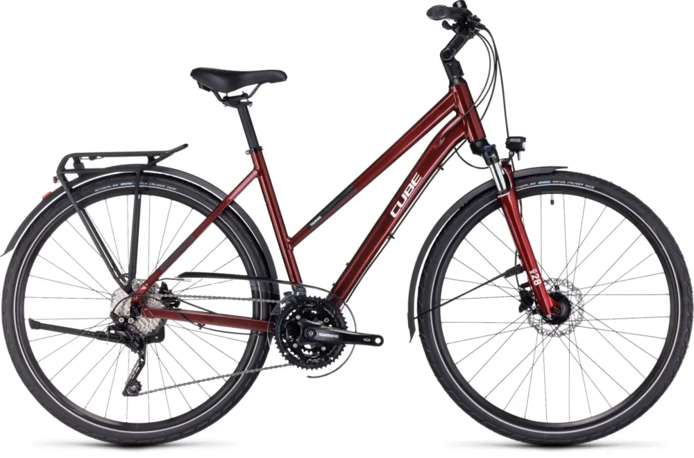 Highlight Cube Touring EXC red´n´white Trapez - 50 cm