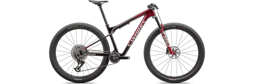 Sonderaktion Specialized S-Works Epic World Cup Red tint/Silver/White - XL