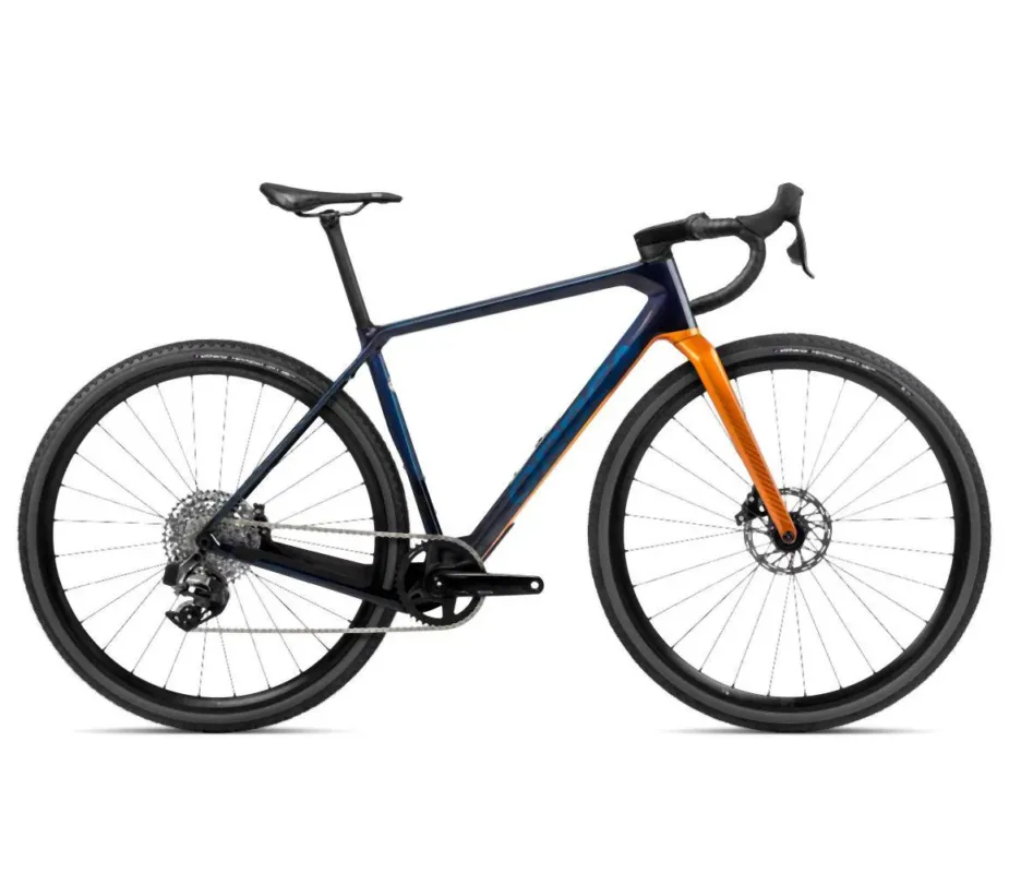 Ausverkauf Orbea TERRA M31eTEAM 1X Blue Carbon ViewLeo Orange - M